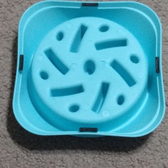 pet food puzzle bowl blue dog m slow feeder noyal - Picture 2 of 4